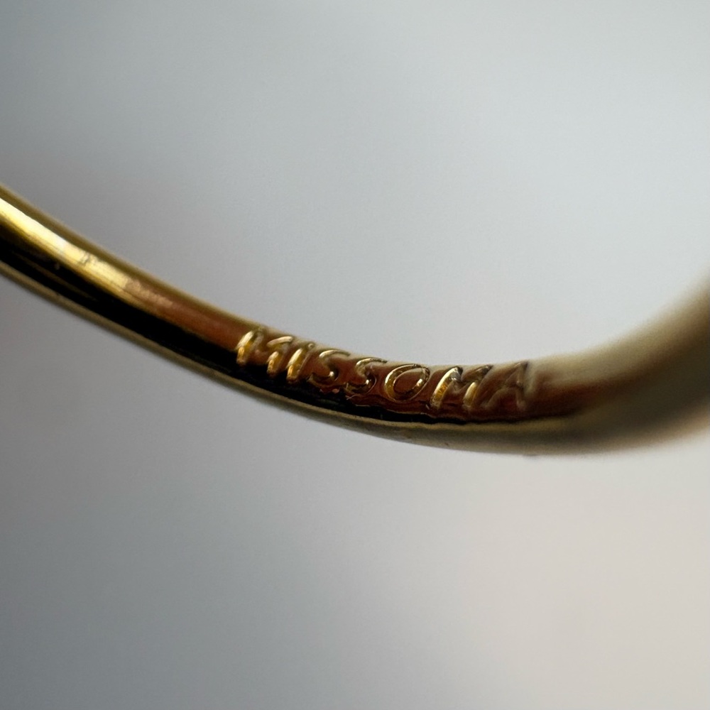 Missoma Molten Wave Stacking Ring, Size 9, Gold - Picture 6 of 12